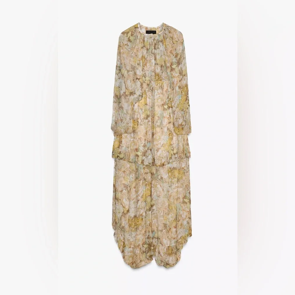 Zara Multicolor Dress size XS NWOT - Picture 4 of 8